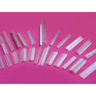 plastic product clear soft or hard PVC coextrusion price label strip